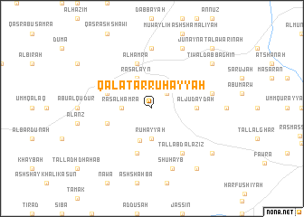 map of Qal‘at ar Ruḩayyah