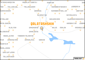 map of Qal‘at ash Shīḩ