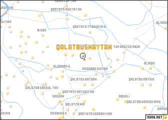 map of Qal‘at Bushaytah