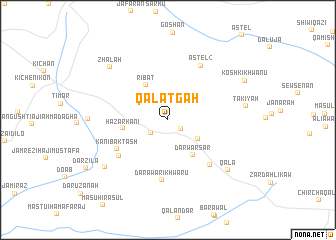 map of Qal‘at Gāh