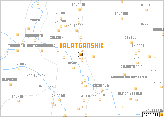 map of Qal‘at Ganshik