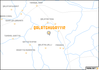 map of Qal‘at Ghudayyir