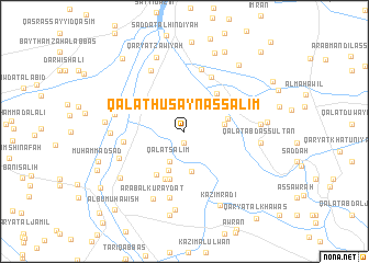 map of Qal‘at Ḩusayn as Salīm