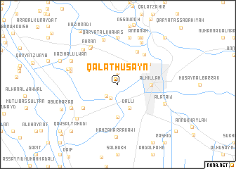 map of Qal‘at Ḩusayn