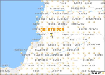 map of Qal‘at Mi‘rāb