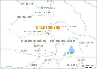 map of Qal‘at Miryās