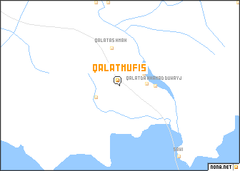 map of Qal‘at Mufīs