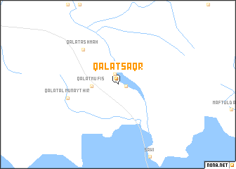 map of Qal‘at Şaqr