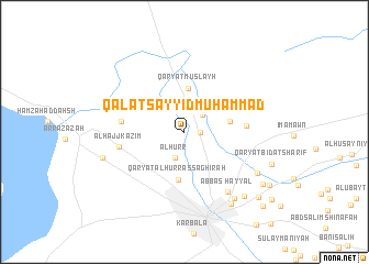 map of Qal‘at Sayyid Muḩammad