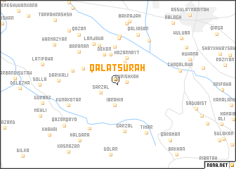 map of Qal‘at Sūrah