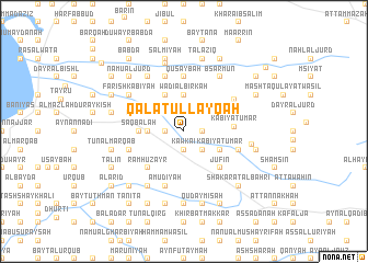 map of Qal‘at ‘Ullayqah