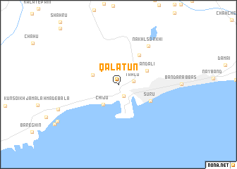 map of Qalātūn