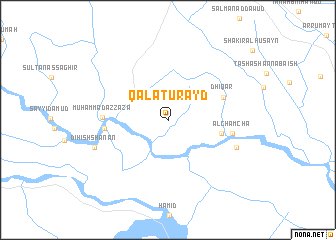 map of Qal‘at ‘Urayd