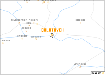 map of Qalātūyeh