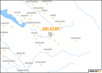 map of Qalāzār