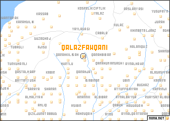 map of Qalaz Fawqānī