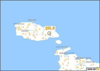 map of Qala