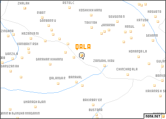 map of Qalā