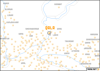 map of Qala