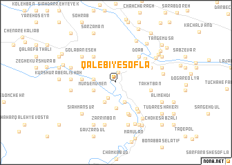 map of Qālebī-ye Soflá