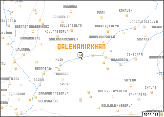 map of Qal‘eh Amīr Khān