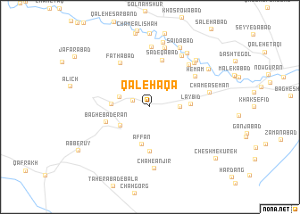 map of Qal‘eh Āqā