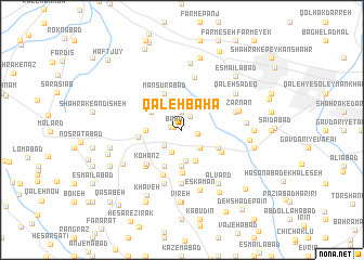 map of Qal‘eh Baha\