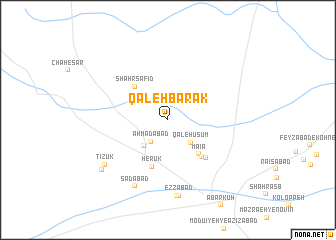 map of Qal‘eh Bārak