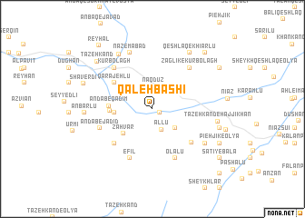 map of Qal‘eh Bāshī