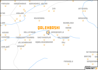 map of Qal‘eh Bāshī