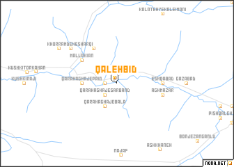 map of Qal‘eh Bīd