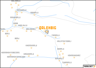 map of Qal‘eh Bīg