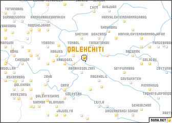 map of Qal‘eh Chītī