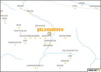 map of Qal‘eh Darreh