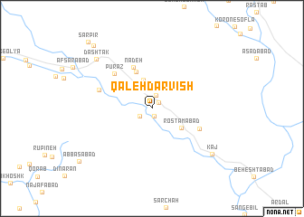 map of Qal‘eh Darvīsh
