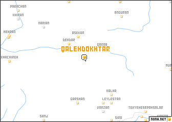 map of Qal‘eh Dokhtar