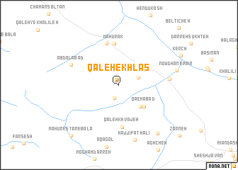 map of Qal‘eh Ekhlāş