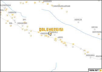 map of Qal‘eh-e Re\