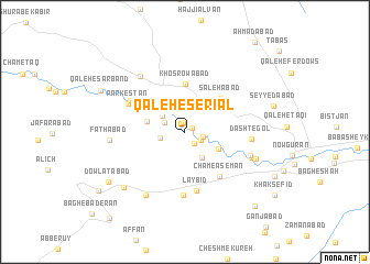 map of Qal‘eh-e Serīāl