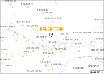 map of Qal‘eh-e Taqī