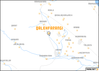 map of Qal‘eh Farangī