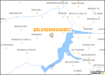 map of Qal‘ehgāh-e Gūdarz