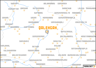 map of Qal‘eh Gāh