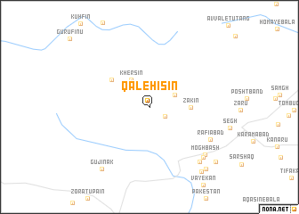 map of Qal‘eh Īsīn