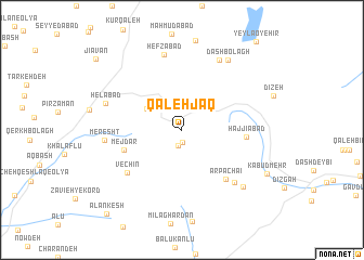 map of Qal‘eh Jaq