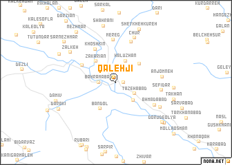 map of Qal‘eh Jī