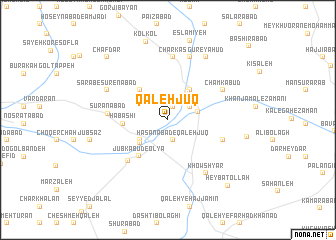 map of Qal‘eh Jūq