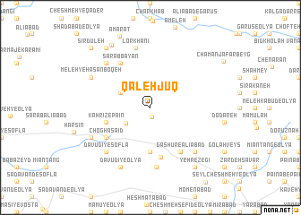 map of Qal‘eh Jūq