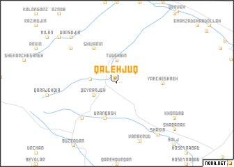 map of Qal‘eh Jūq