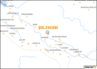 map of Qal‘eh Ka‘bī